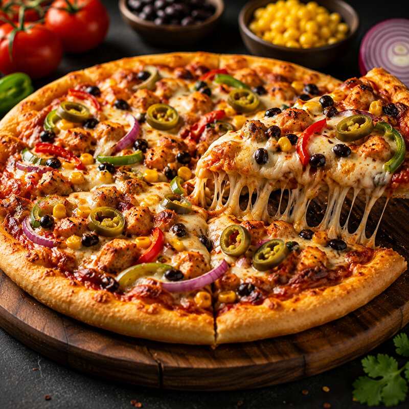 Orta Boy Meksika Ateşi Pizza