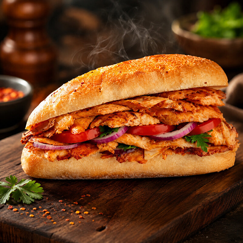 Yarım Ekmek Arası Tavuk Döner