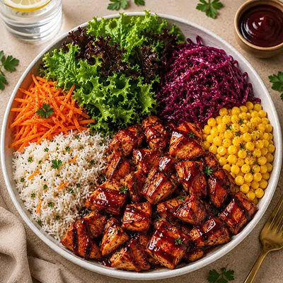 Barbekü Soslu Tavuk Bowl