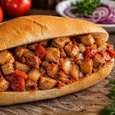 Tam Ekmek Arası Tavuk Kavurma