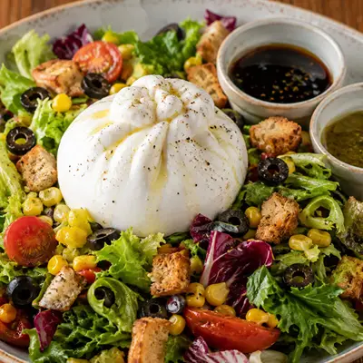 Burrata Peynirli Salata