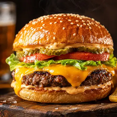 Vegas Barbekülü Cheese Burger