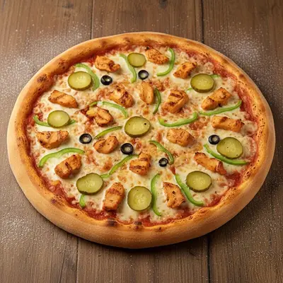 Büyük Boy Tavuklu Pizza