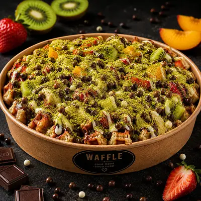 Antep Fıstıklı Waffle Kova