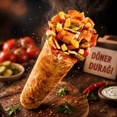 Tavuk Döner Dürüm (100 gr)