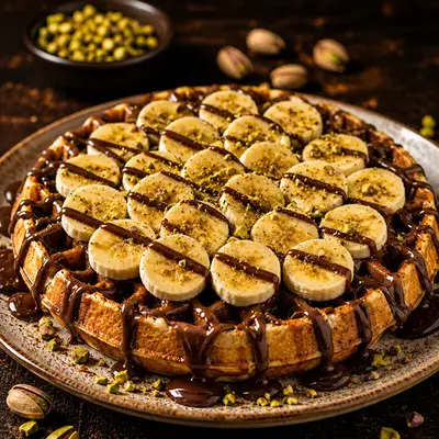 Muzlu Waffle Tabağı