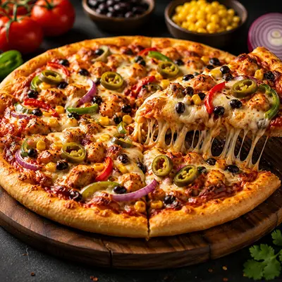 Büyük Boy Meksika Ateşi Pizza