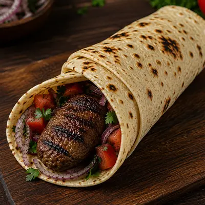 Acılı Izgara Köfte Dürüm