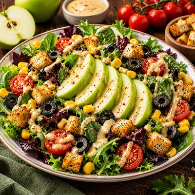 Ekşi Elmalı Yeşil Salata