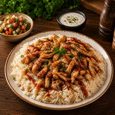 Pilav Üstü Barbekü Soslu Tavuk (350 gr)