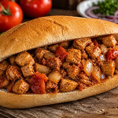 Tam Ekmek Arası Tavuk Kavurma