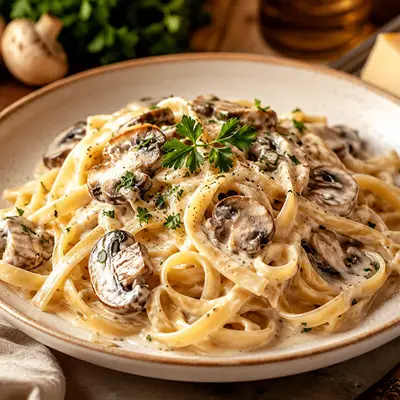 Kremalı Mantarlı Fettuccine (300 gr)