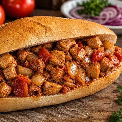 Tam Ekmek Arası Tavuk Kavurma