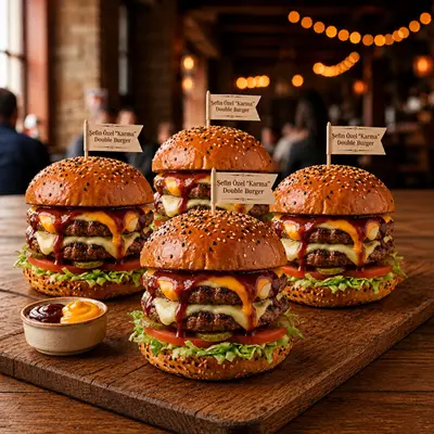 4 Adet Special Öküz Burger