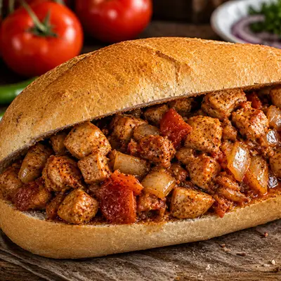 Tam Ekmek Arası Tavuk Kavurma