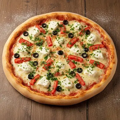 Orta Boy Akdeniz Pizza