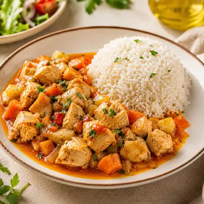 Tavuk Yahni & Pirinç Pilavı (400 gr)