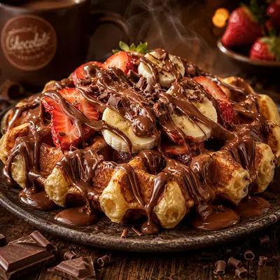 Klasik Waffle Tabağı