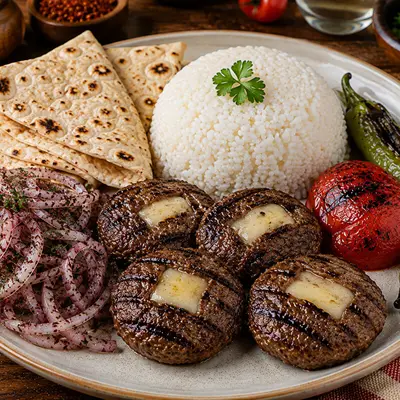 Kaşar Peynirli Izgara Köfte Porsiyon