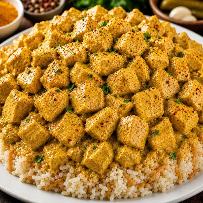 Pilav Üstü Köri Soslu Tavuk (Double) (600 gr)
